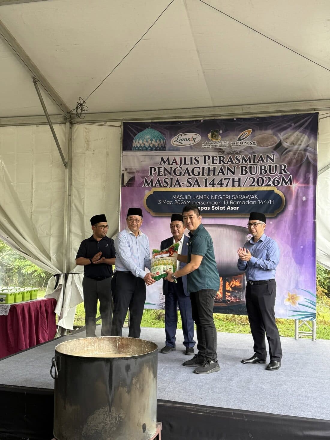 Official handover