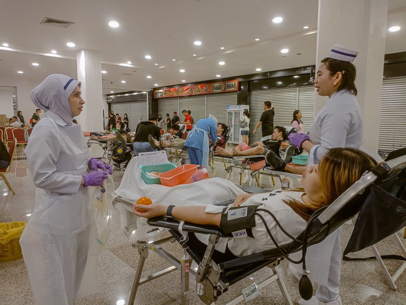 Liansin blood donation drive in Sarawak