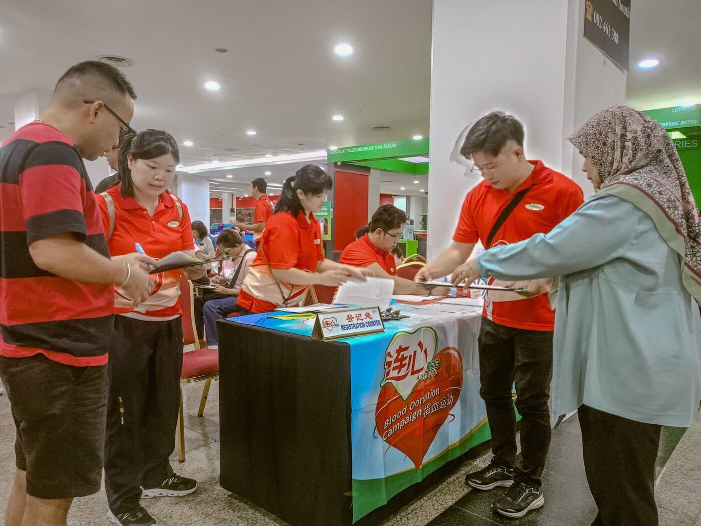 Liansin blood donation drive in Sarawak