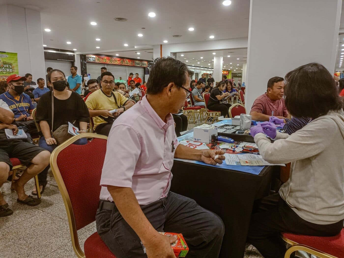 Liansin blood donation drive in Sarawak