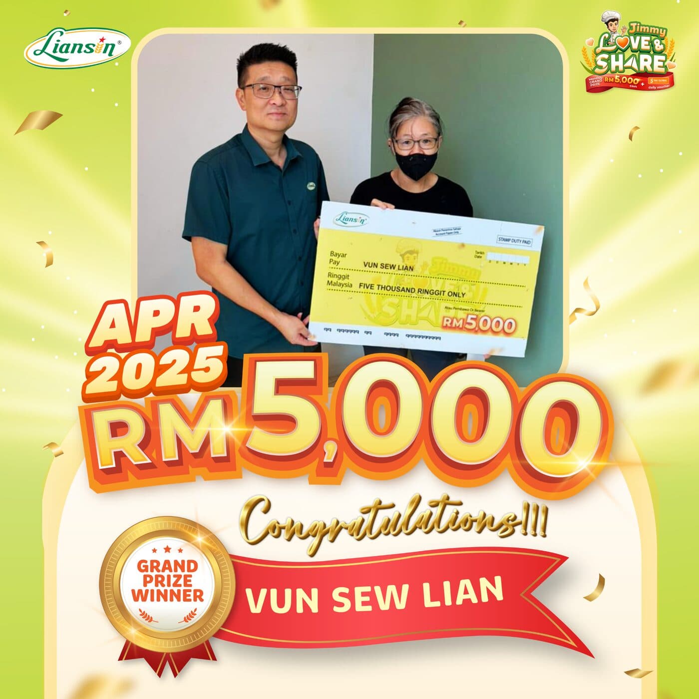 Buy. Share. Win. Every Month.
