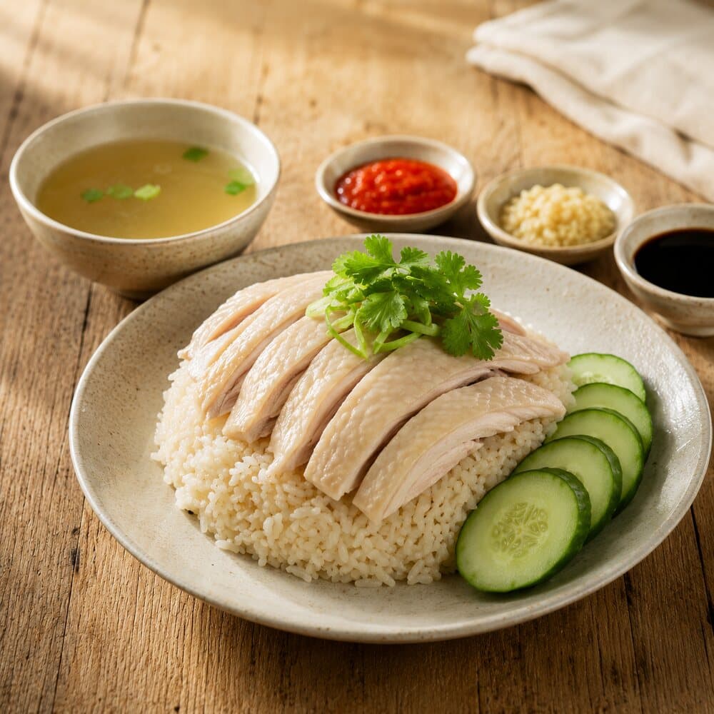 Hainanese Chicken Rice