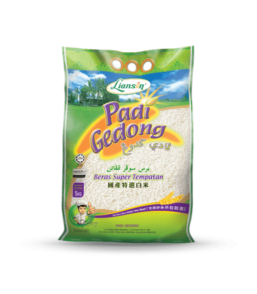Liansin Padi Gedong rice
